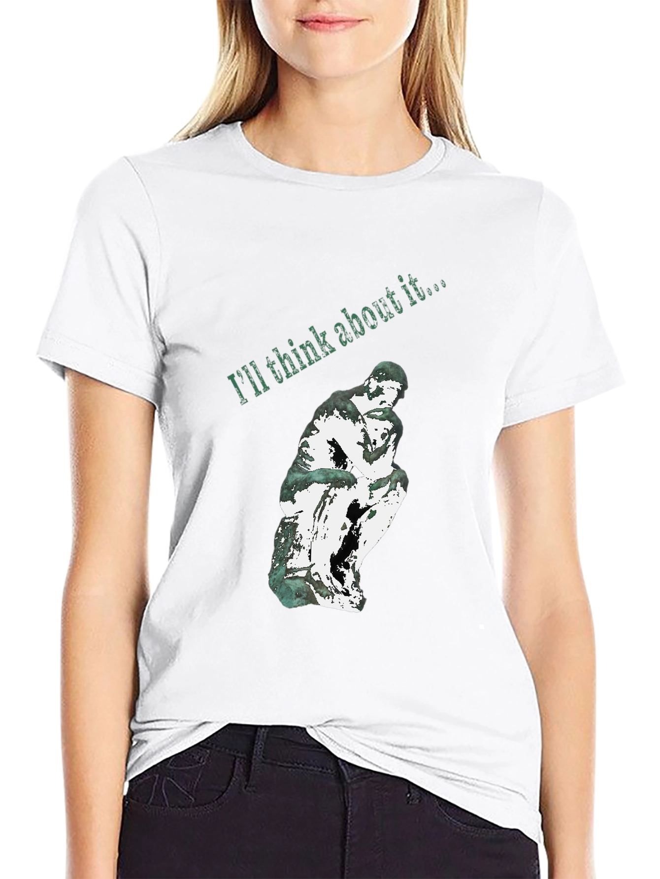 Thinking Man Graphic T-Shirt - Ill Think About It