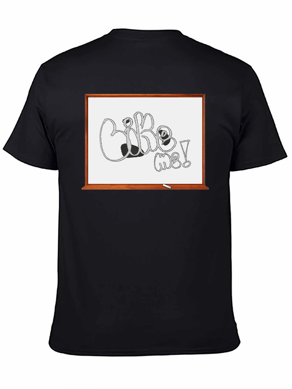 Like Me! Graphic Tee - Unique Whiteboard Design