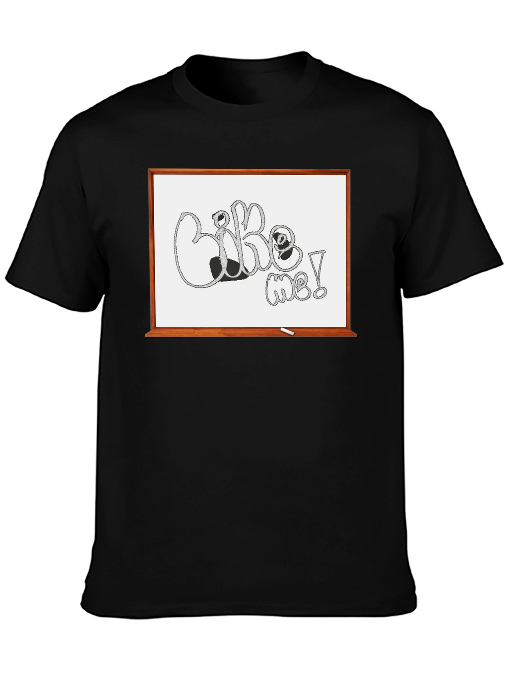 Like Me! Graphic Tee - Unique Whiteboard Design