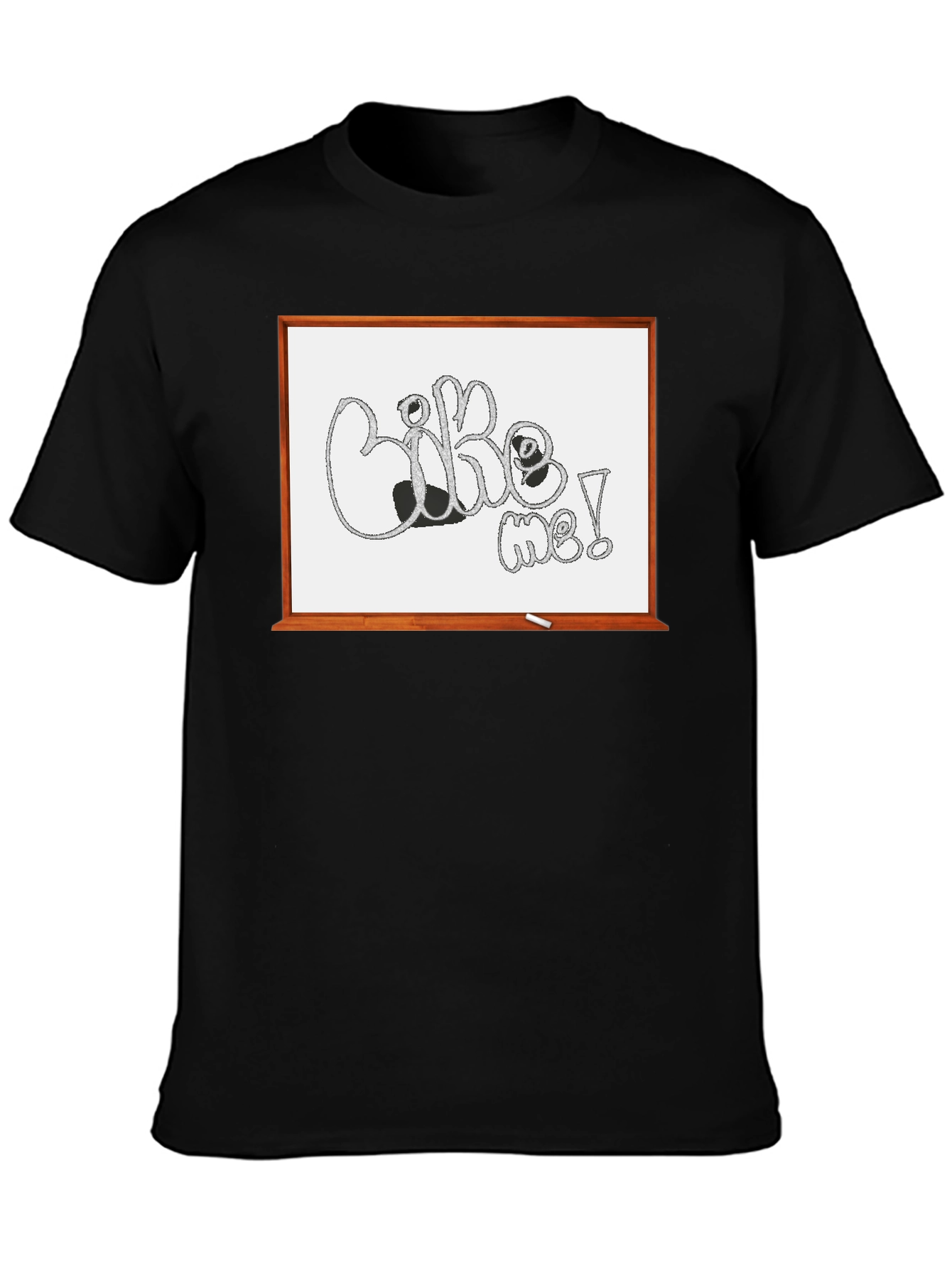Like Me! Graphic Tee - Unique Whiteboard Design