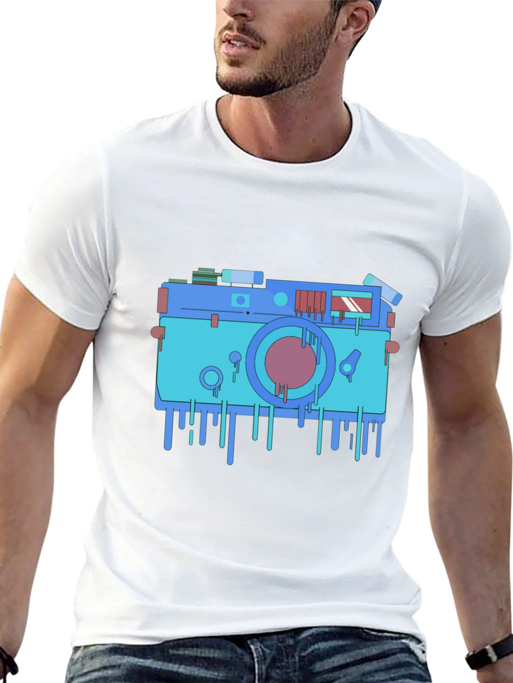 Retro Camera Graphic Tee - Cool Photo Lover Shirt