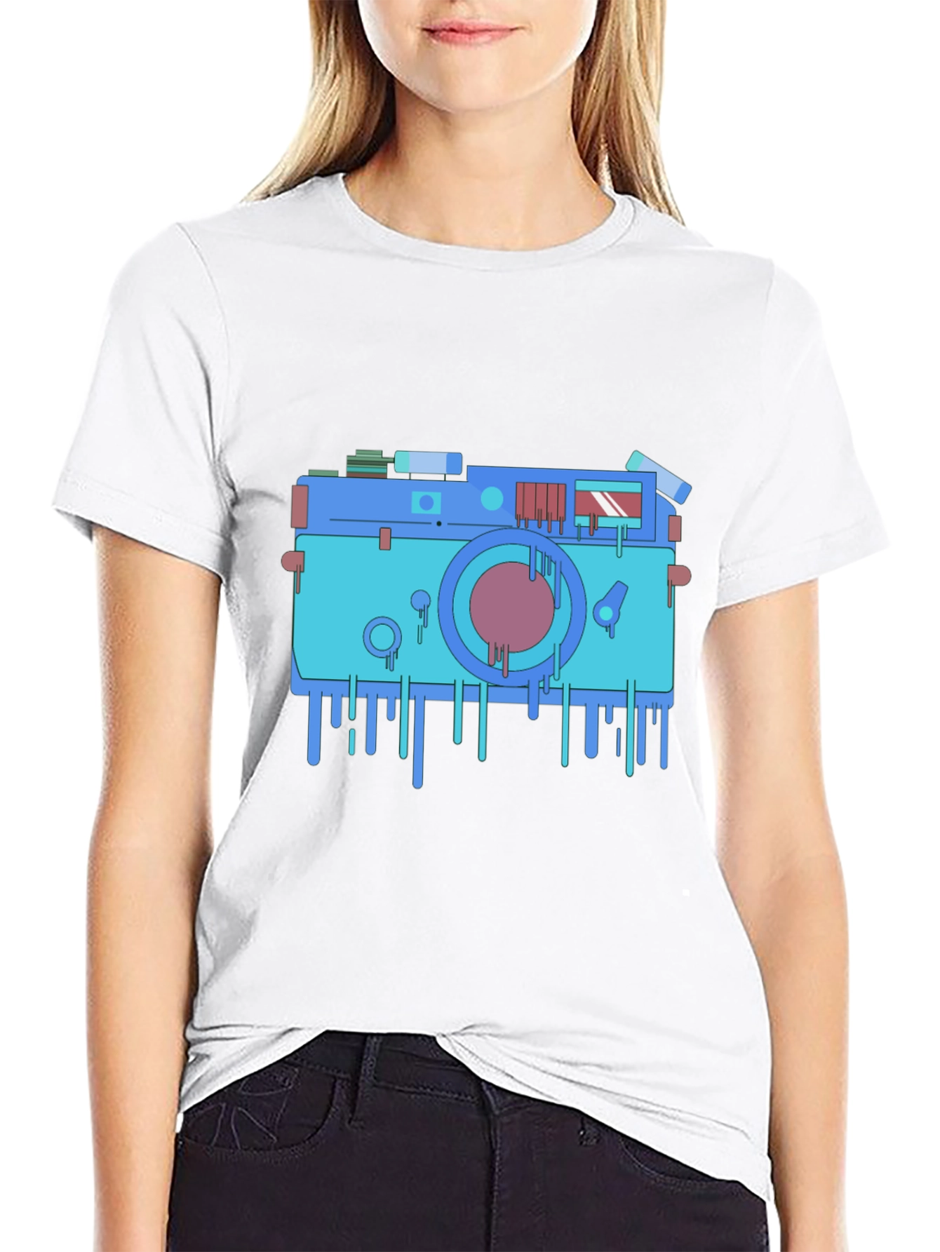 Retro Camera Graphic Tee - Cool Photo Lover Shirt