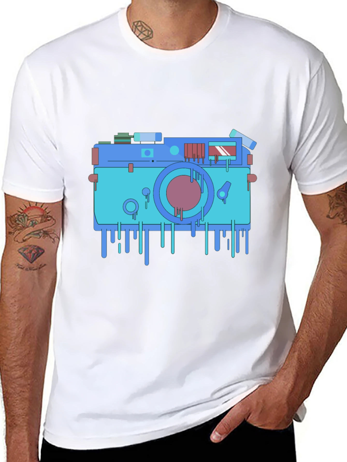 Retro Camera Graphic Tee - Cool Photo Lover Shirt