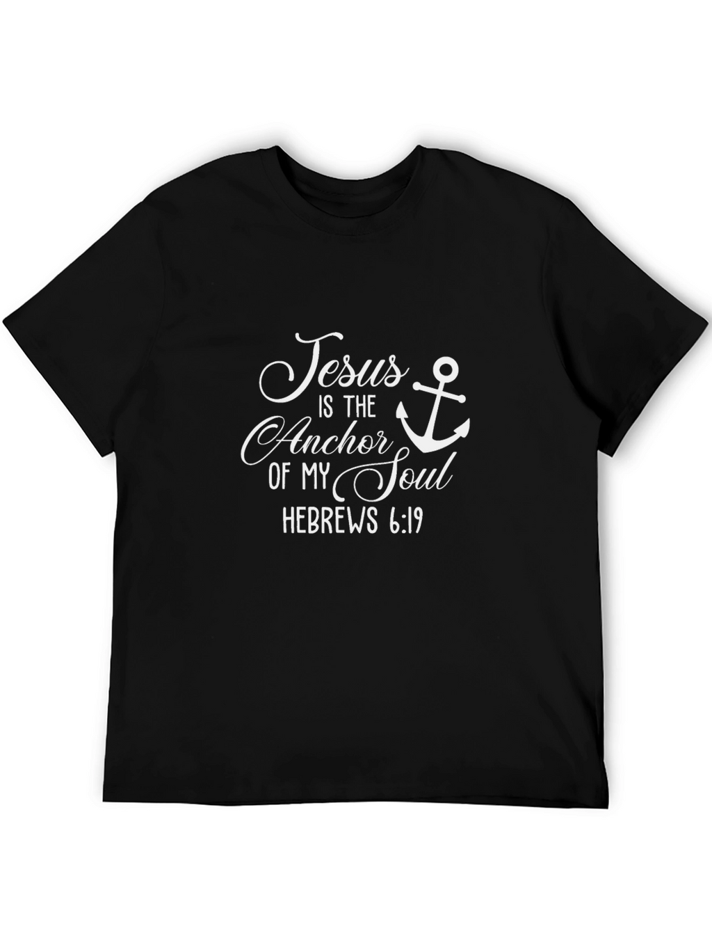 Jesus Anchor Soul T-Shirt Christian Faith Tee