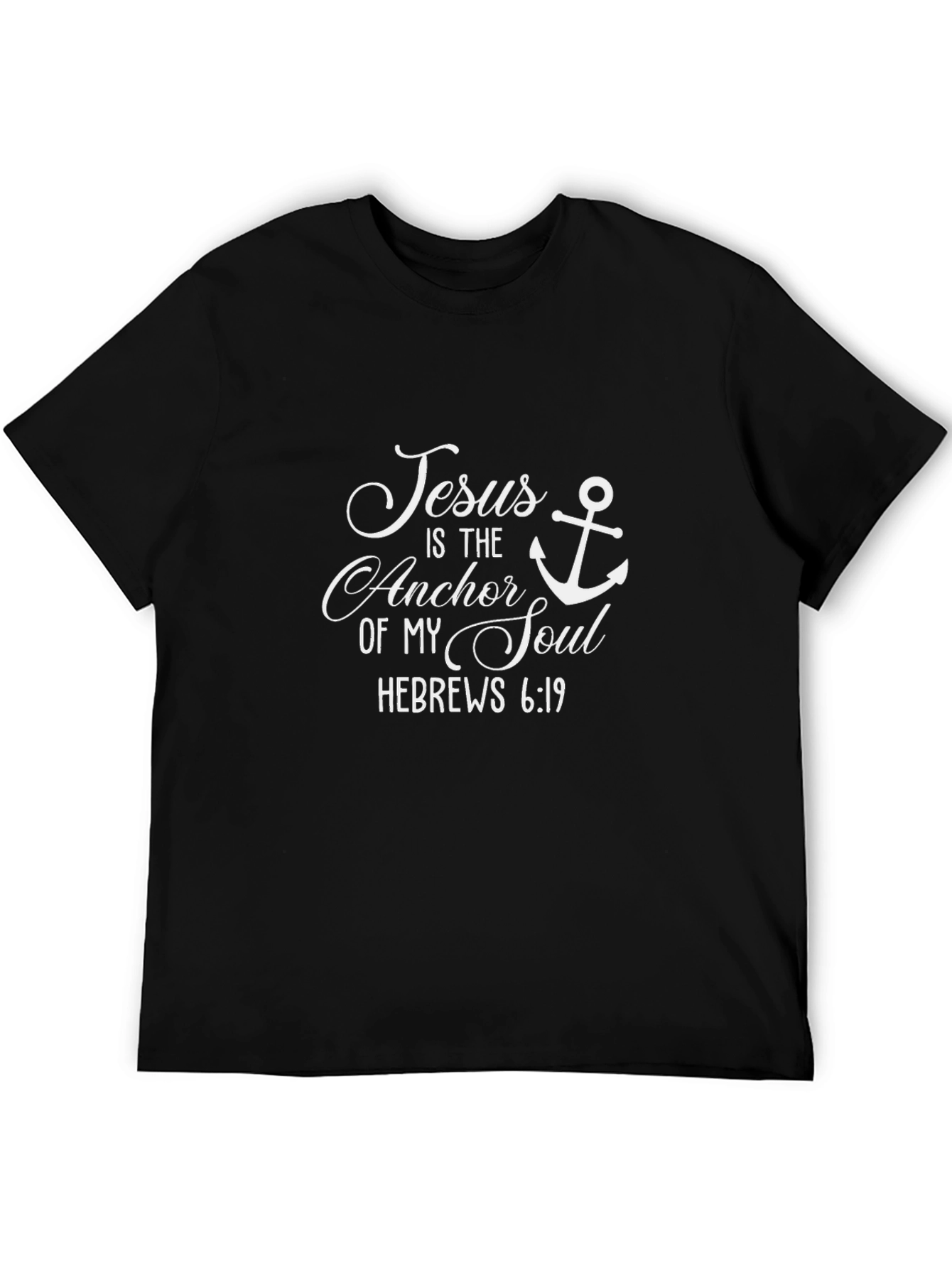 Jesus Anchor Soul T-Shirt Christian Faith Tee