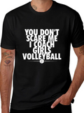 Girls Volleyball Coach T-Shirt Funny Coach Gift