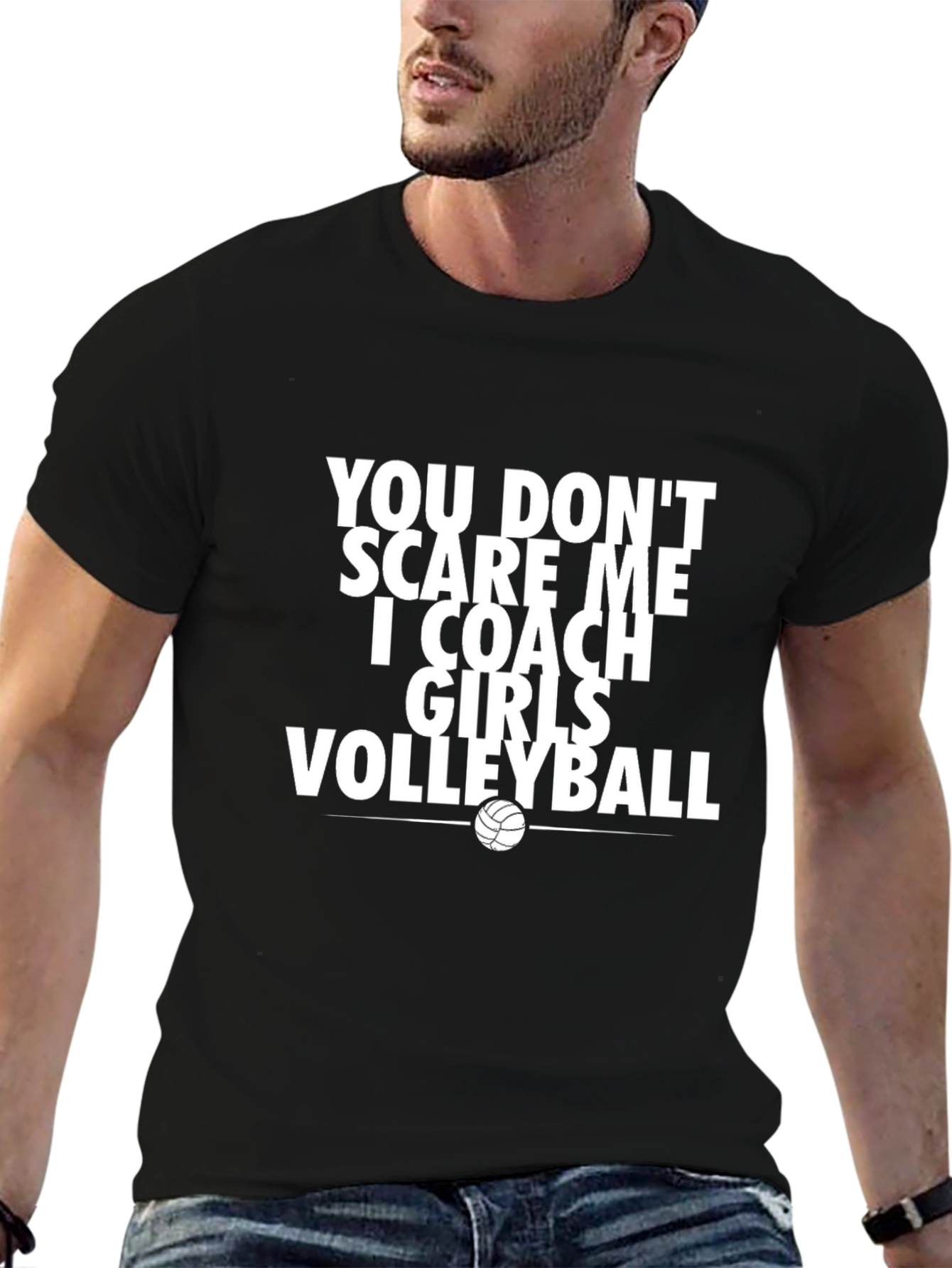 Girls Volleyball Coach T-Shirt Funny Coach Gift