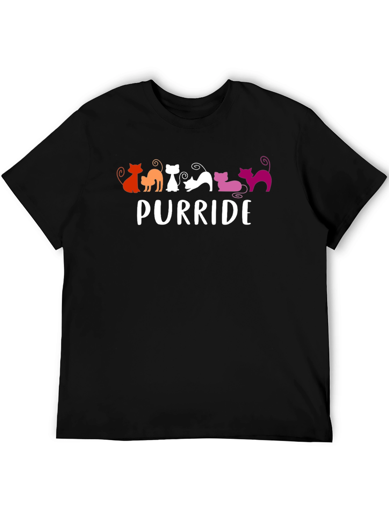Purride Cat T-Shirt - Lesbian Pride