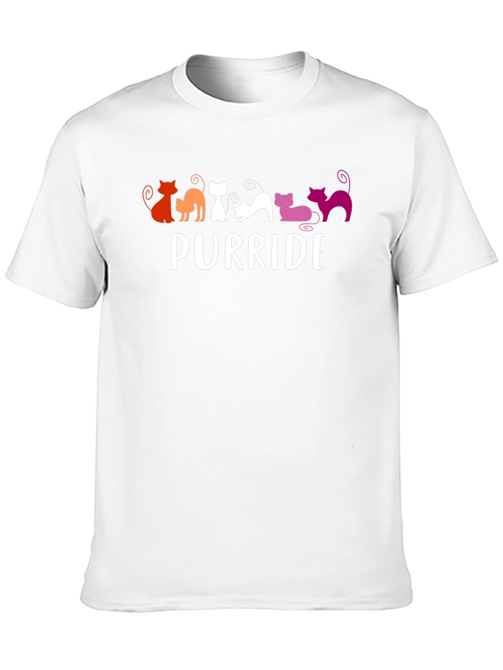 Purride Cat T-Shirt - Lesbian Pride