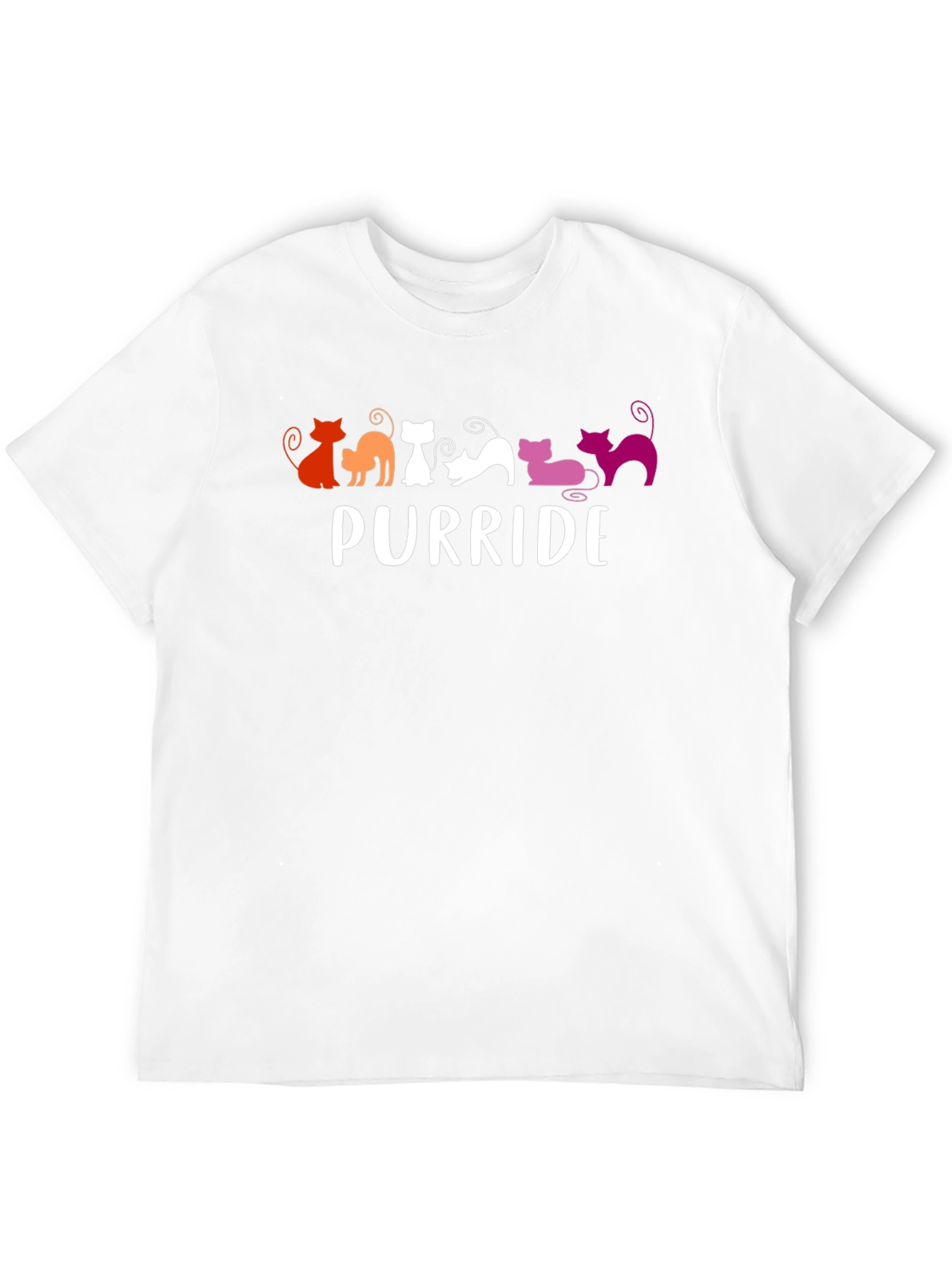 Purride Cat T-Shirt - Lesbian Pride
