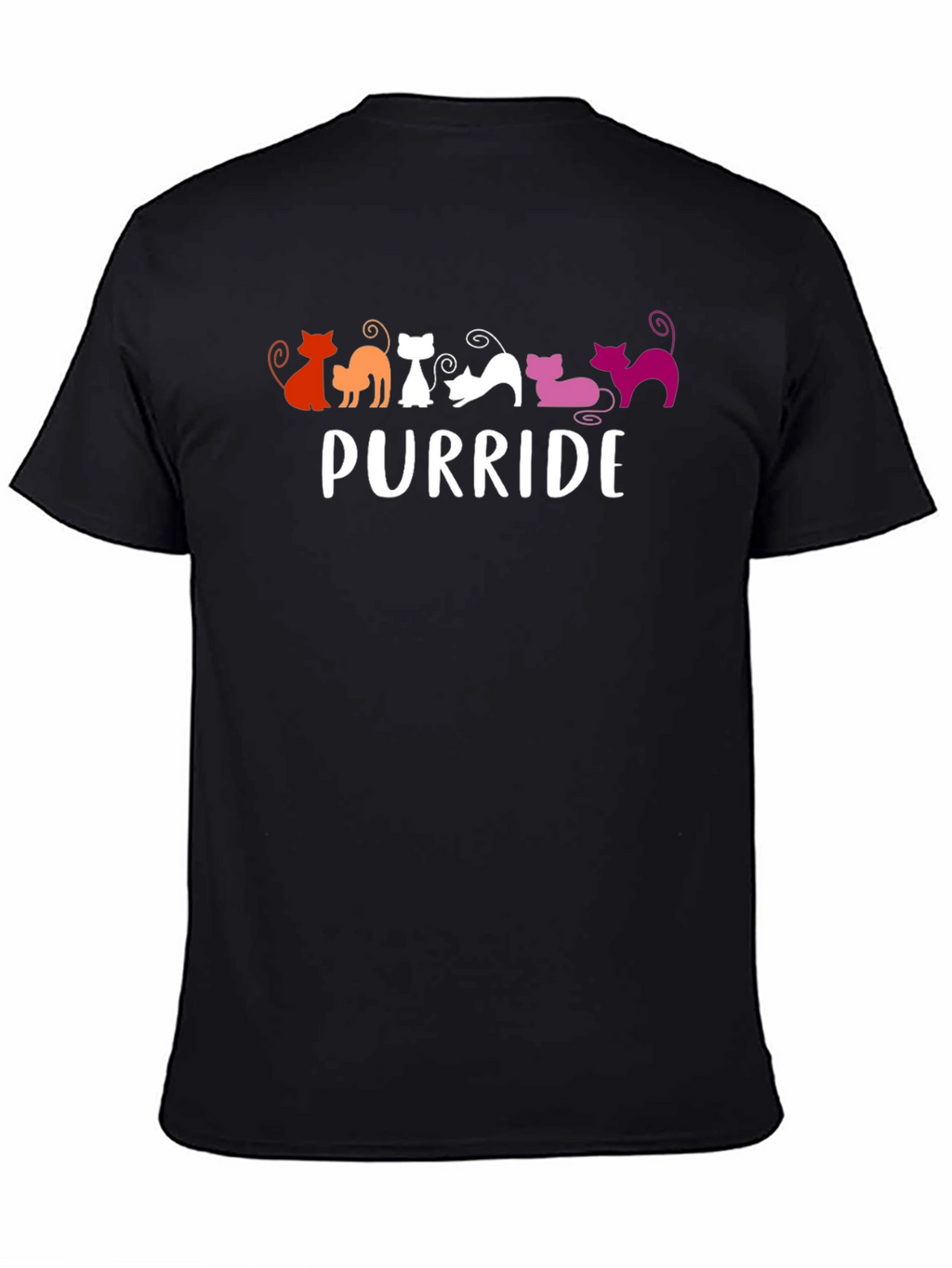 Purride Cat T-Shirt - Lesbian Pride