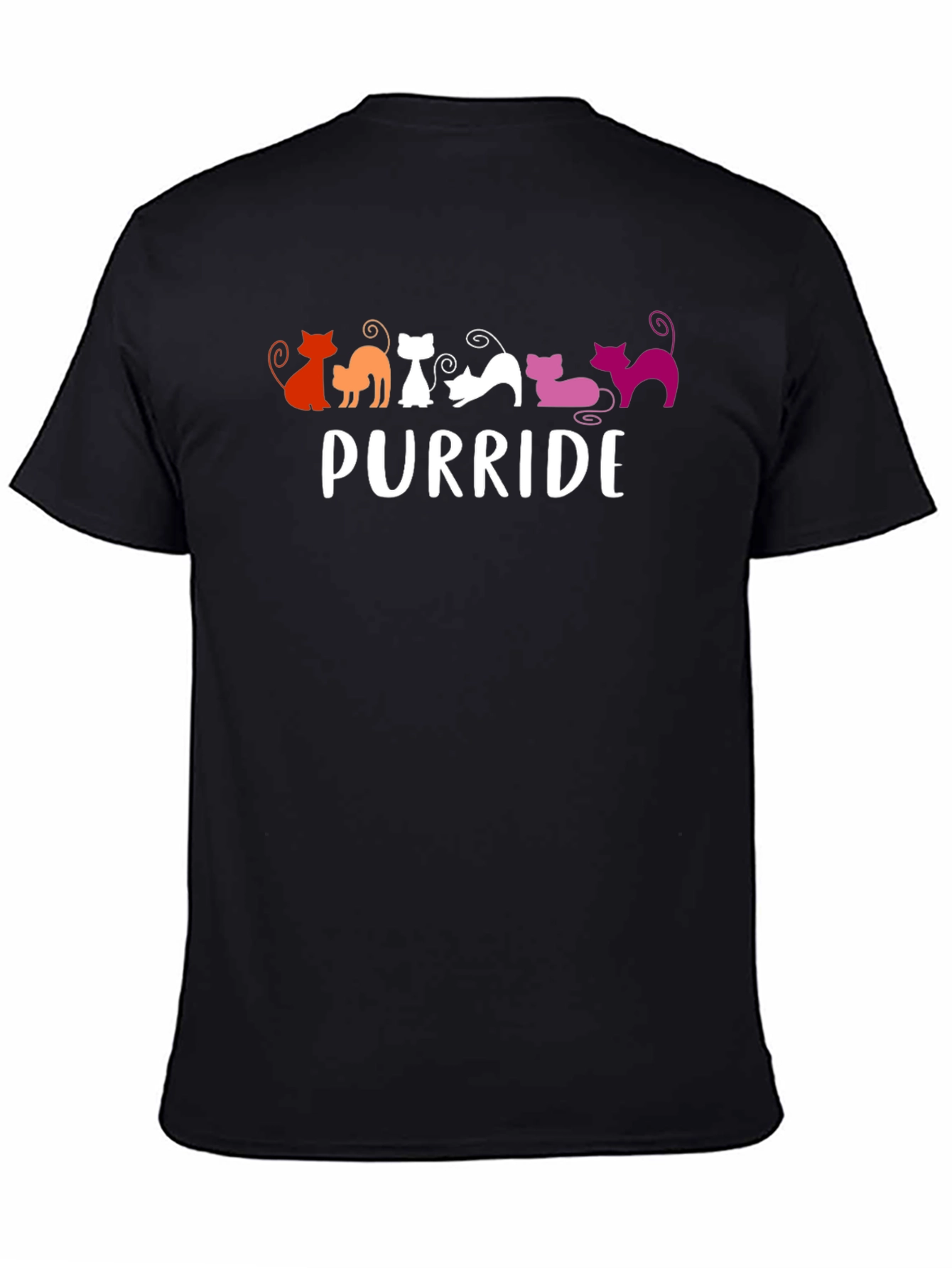 Purride Cat T-Shirt - Lesbian Pride