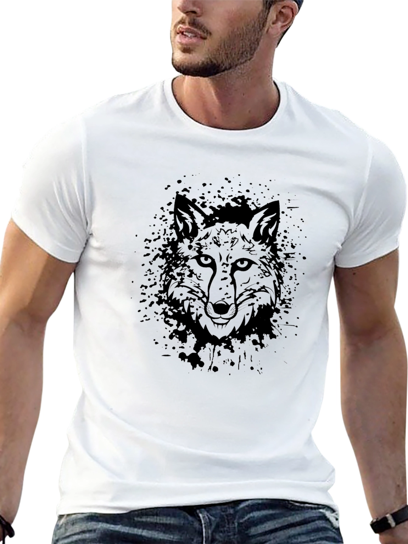 Fox Graphic Black T-Shirt - Urban Style