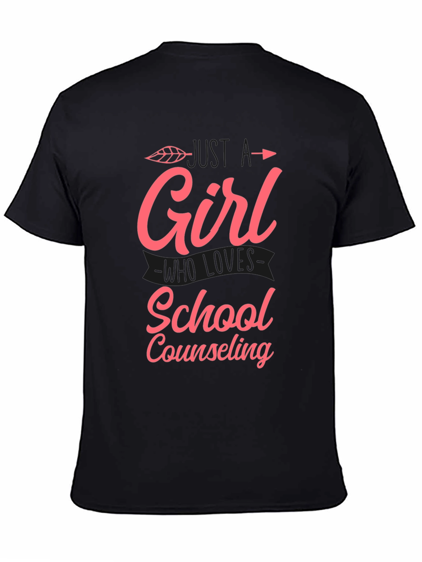 Girl Who Loves School Counseling T-Shirt