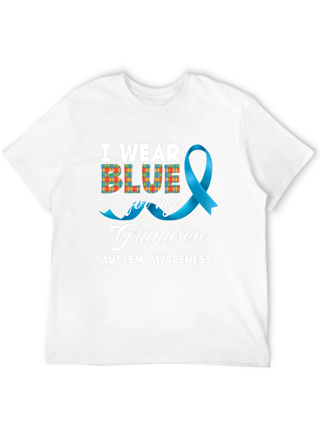 Autism Awareness Grandson T-Shirt