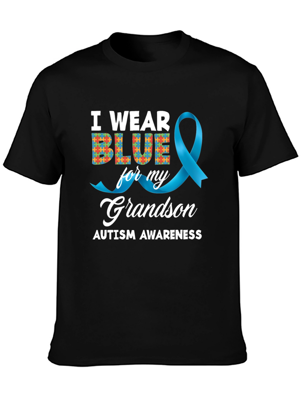 Autism Awareness Grandson T-Shirt