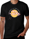 Sakura Cherry Blossom Graphic T-Shirt - Black
