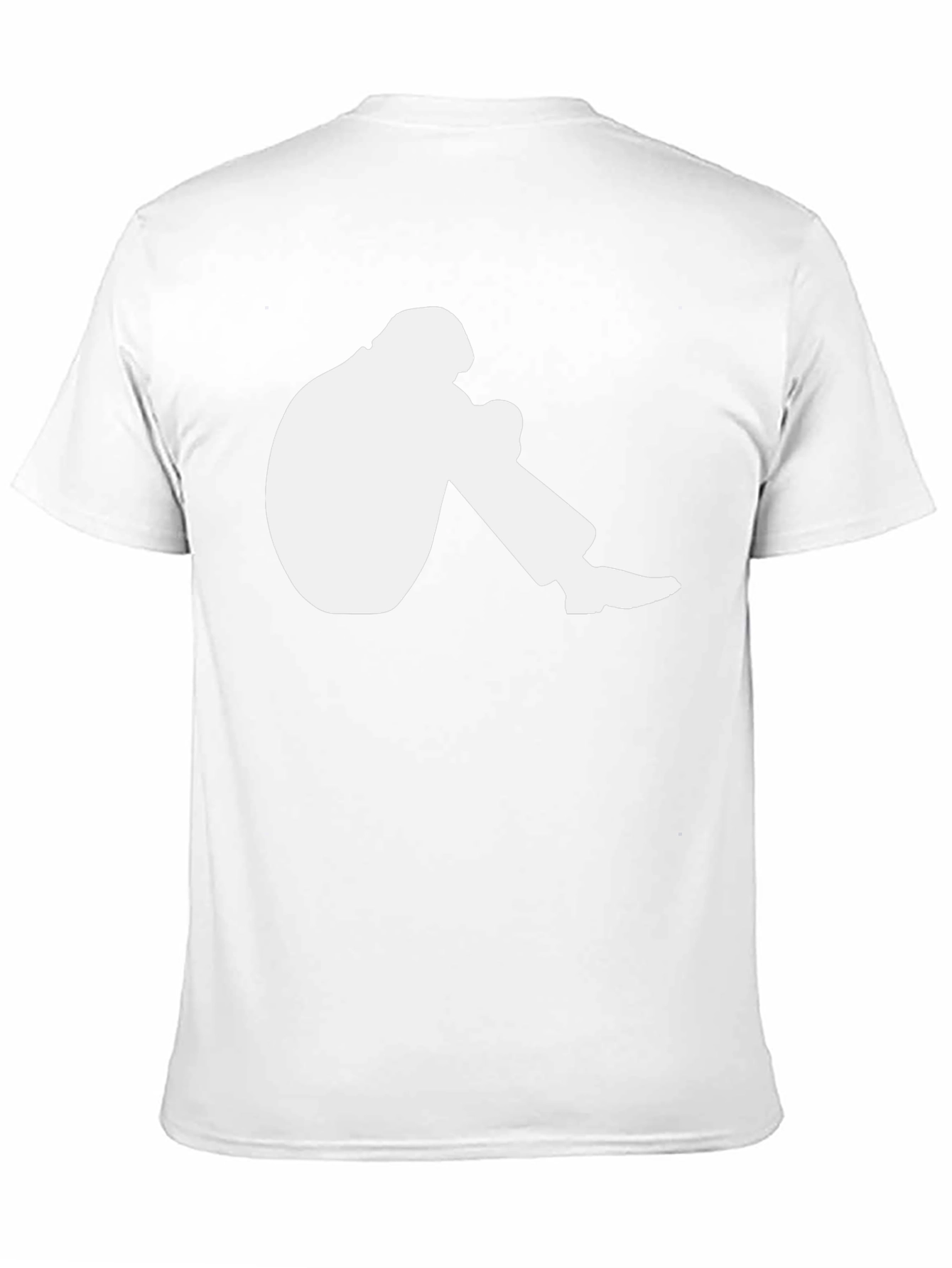 Mens Graphic T-Shirt - Crouching Silhouette Design