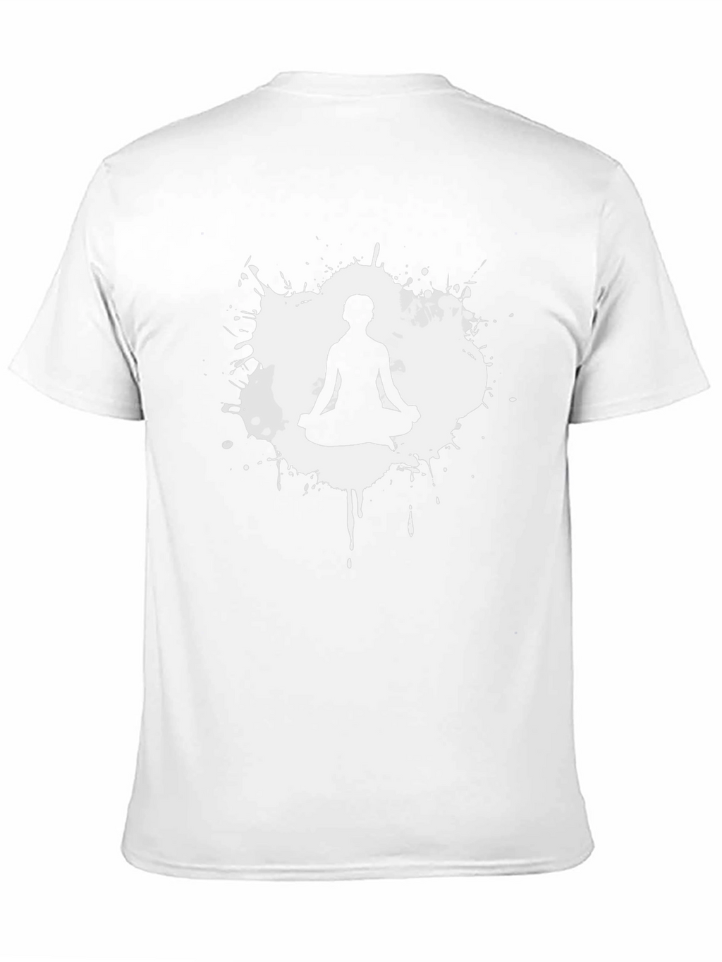 Zen Meditation T-Shirt - Black Cotton Blend Graphic Tee