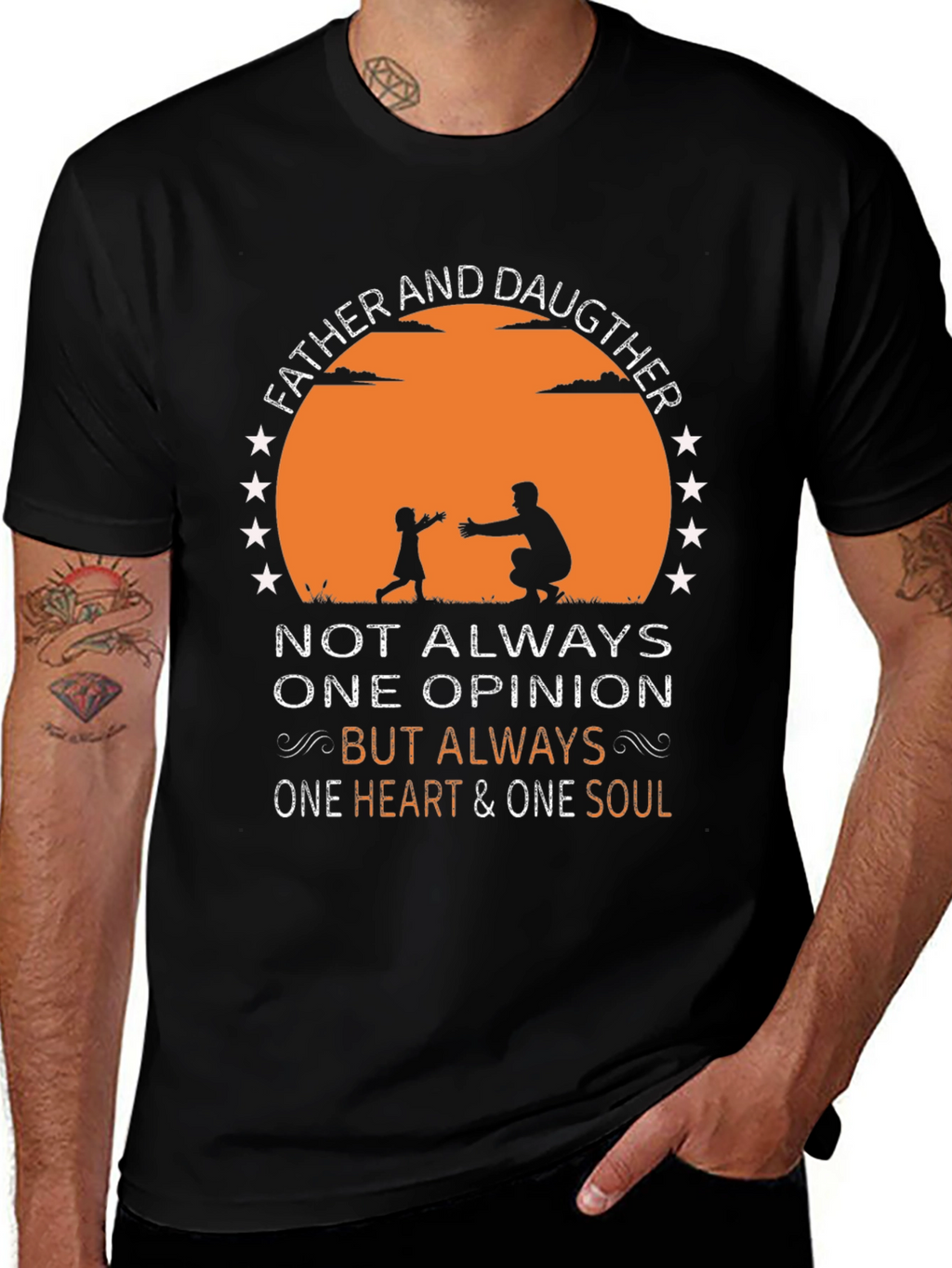Father and Daughter Graphic Tee - Heart & Soul
