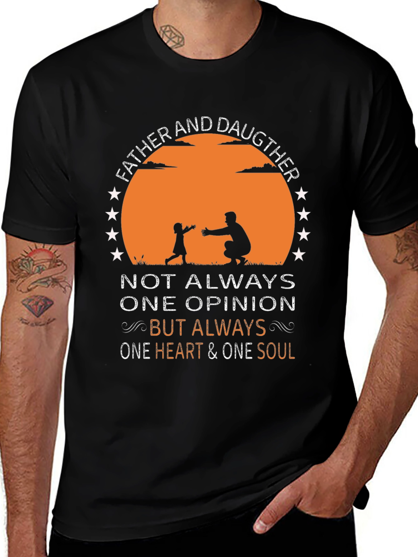 Father and Daughter Graphic Tee - Heart & Soul