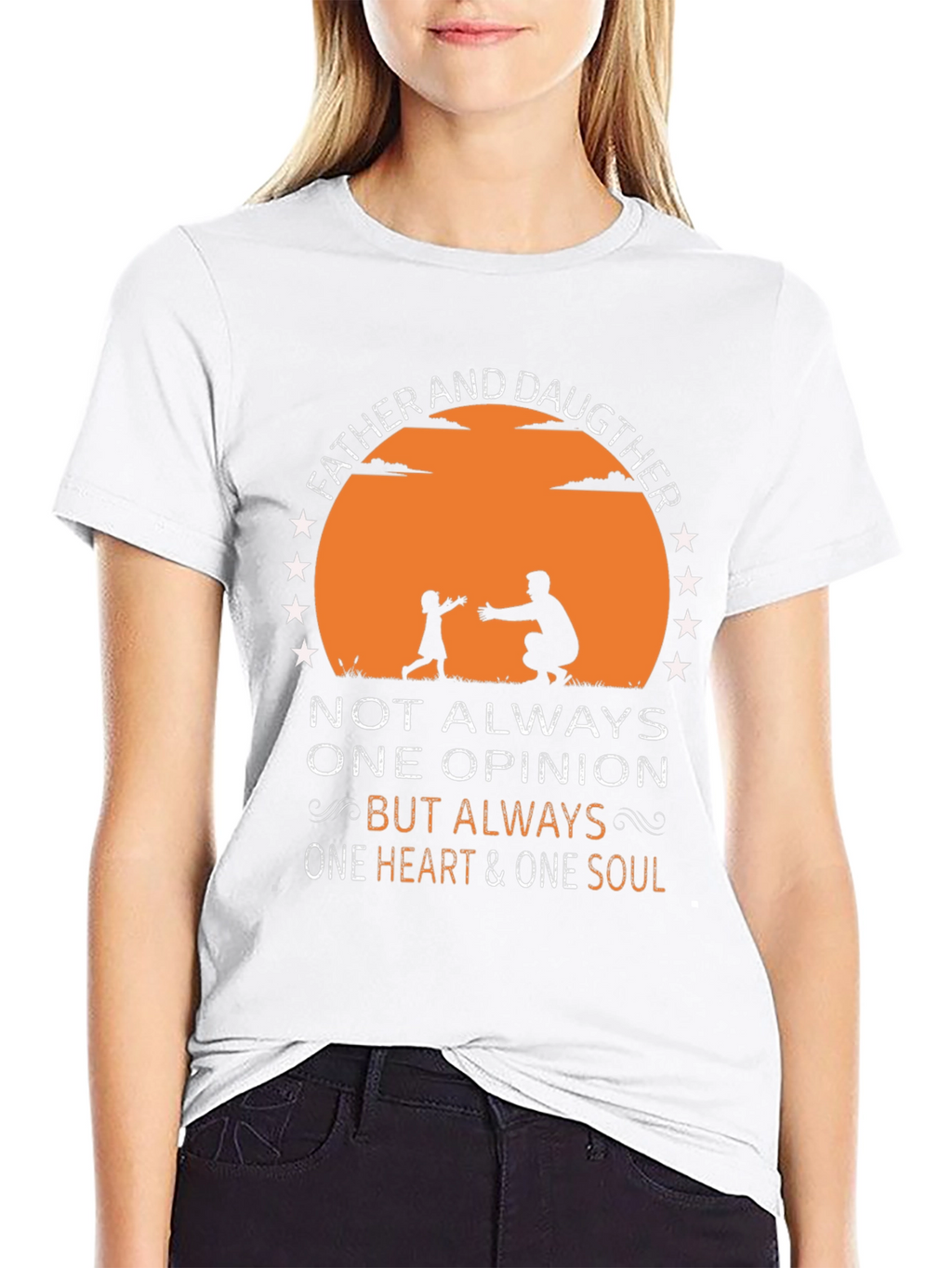 Father and Daughter Graphic Tee - Heart & Soul