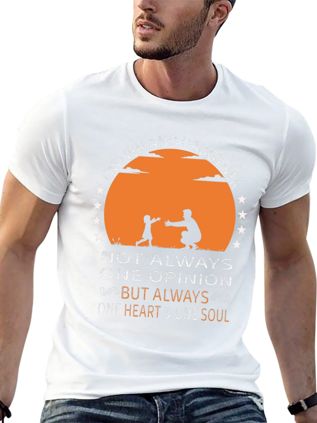 Father and Daughter Graphic Tee - Heart & Soul