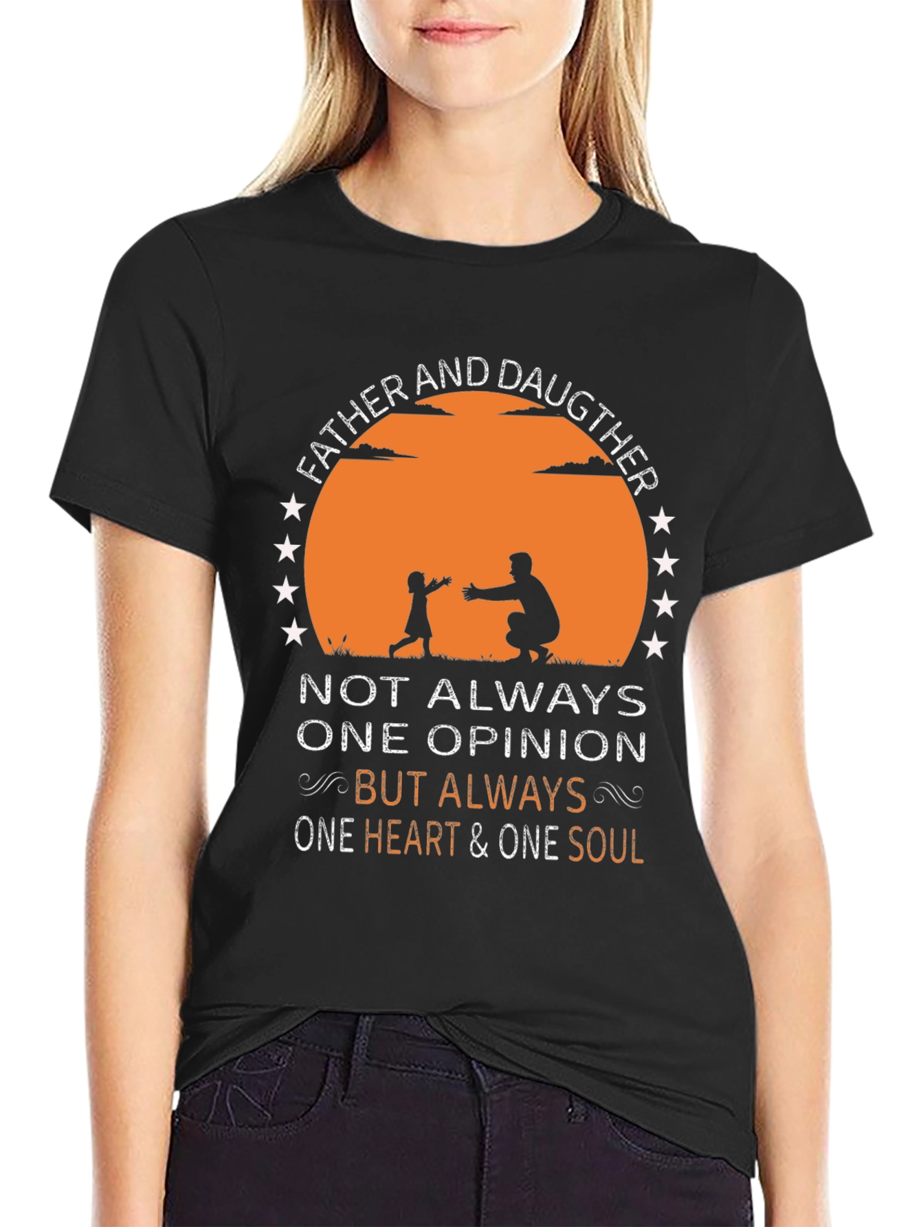 Father and Daughter Graphic Tee - Heart & Soul