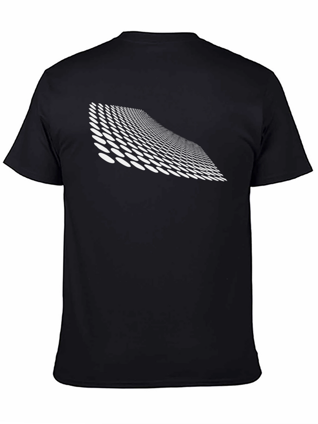 Modern Grid Tee - Black Graphic T-Shirt