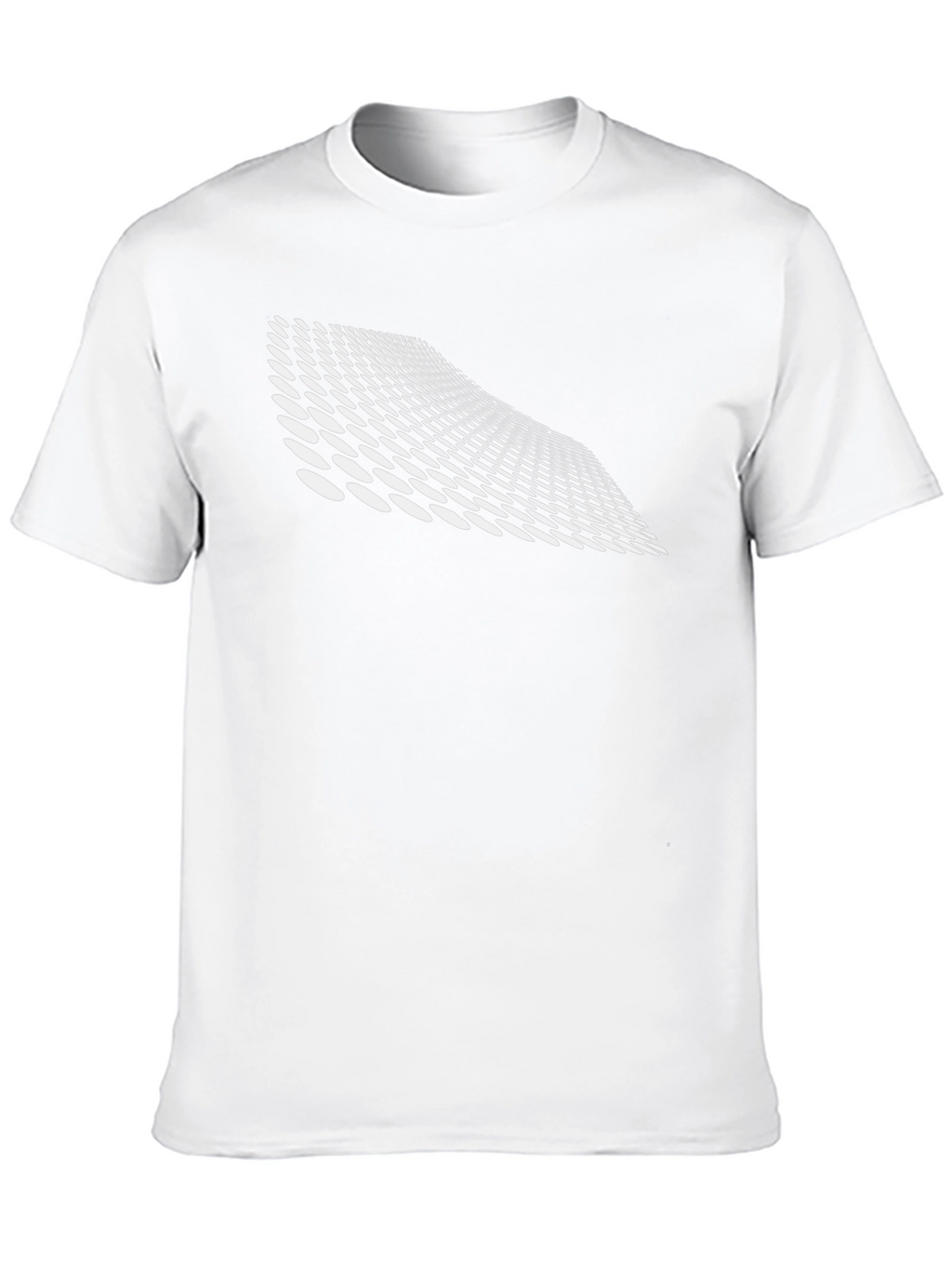 Modern Grid Tee - Black Graphic T-Shirt