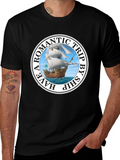 Romantic Trip Ship Graphic T-Shirt