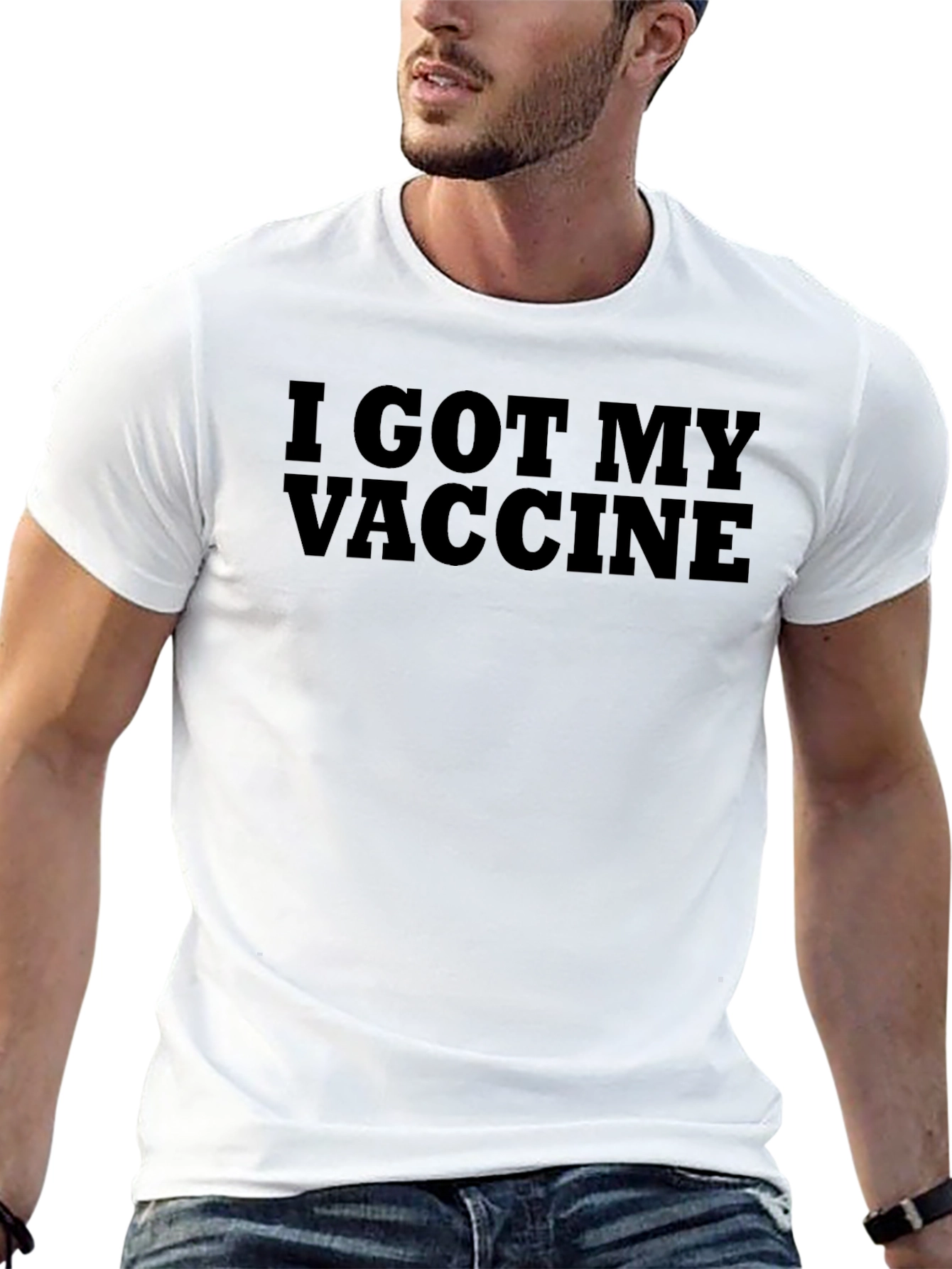 I Got My Vaccine Crew Neck T-Shirt