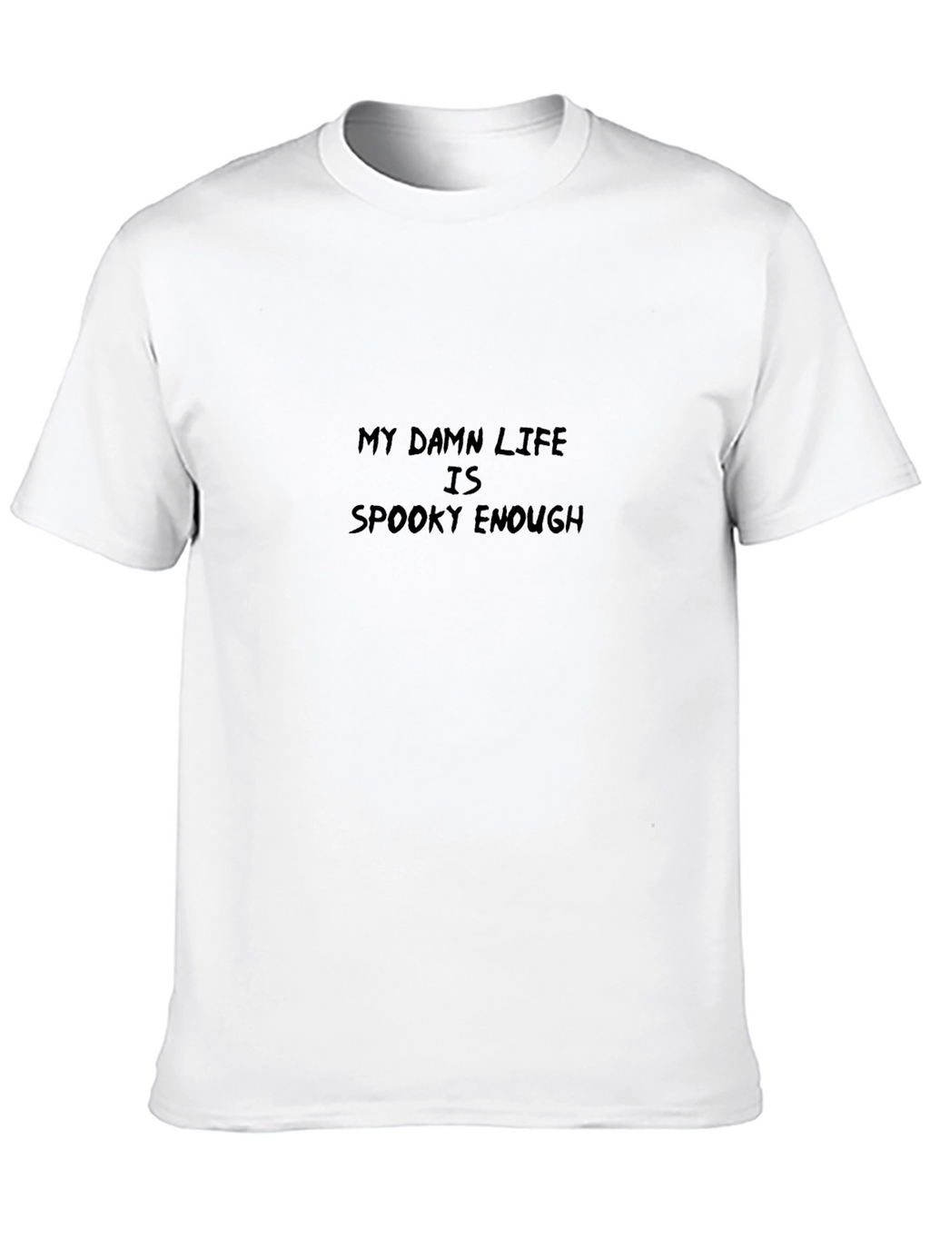 Spooky Enough Graphic Tee - Menswear