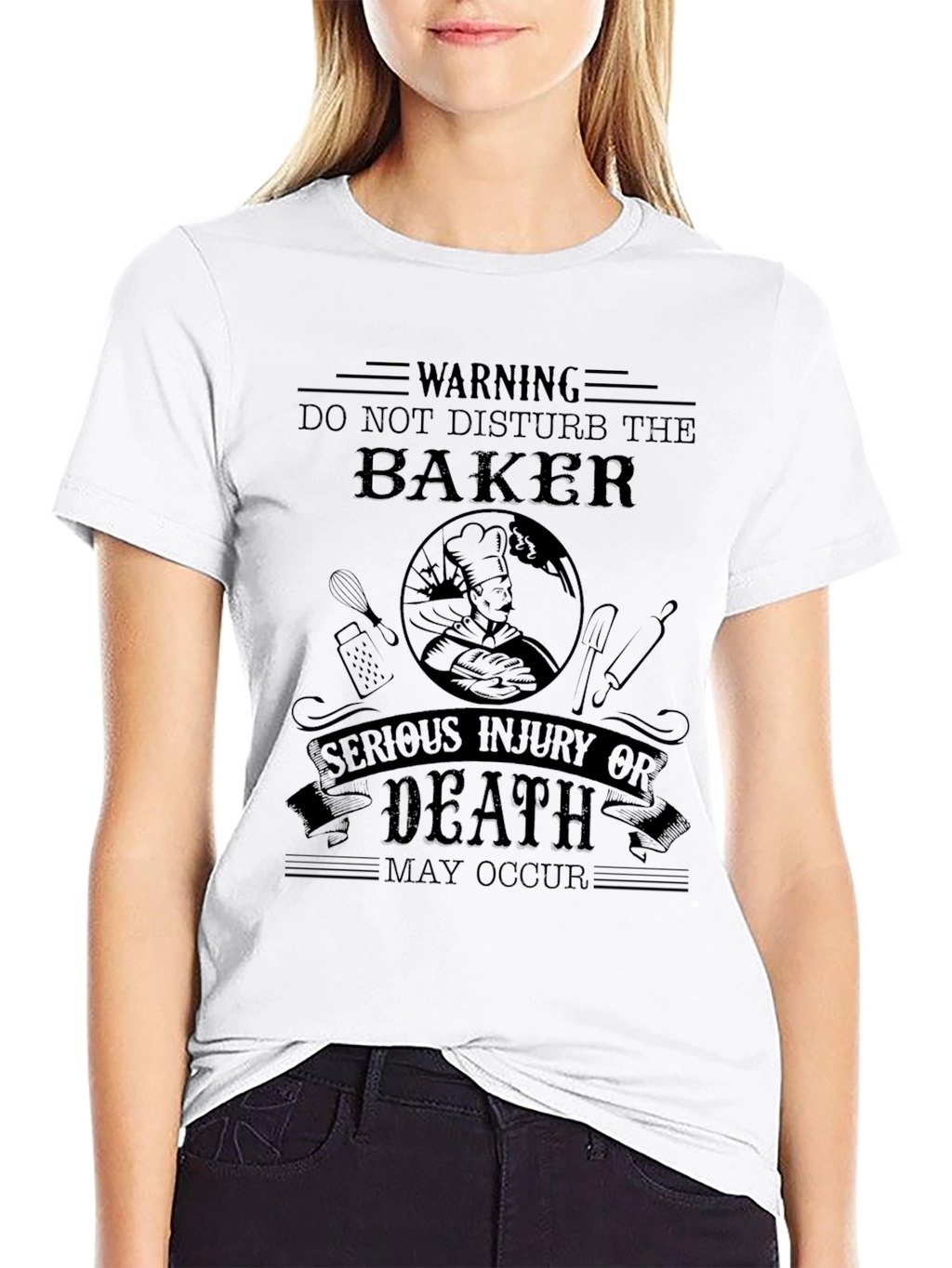 Warning Baker T-Shirt