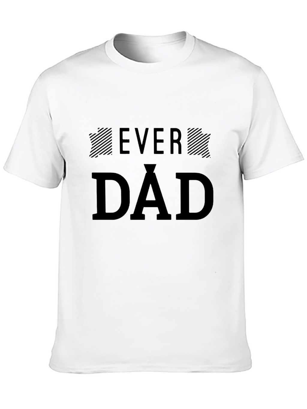 Ever Dad Graphic Black T-Shirt