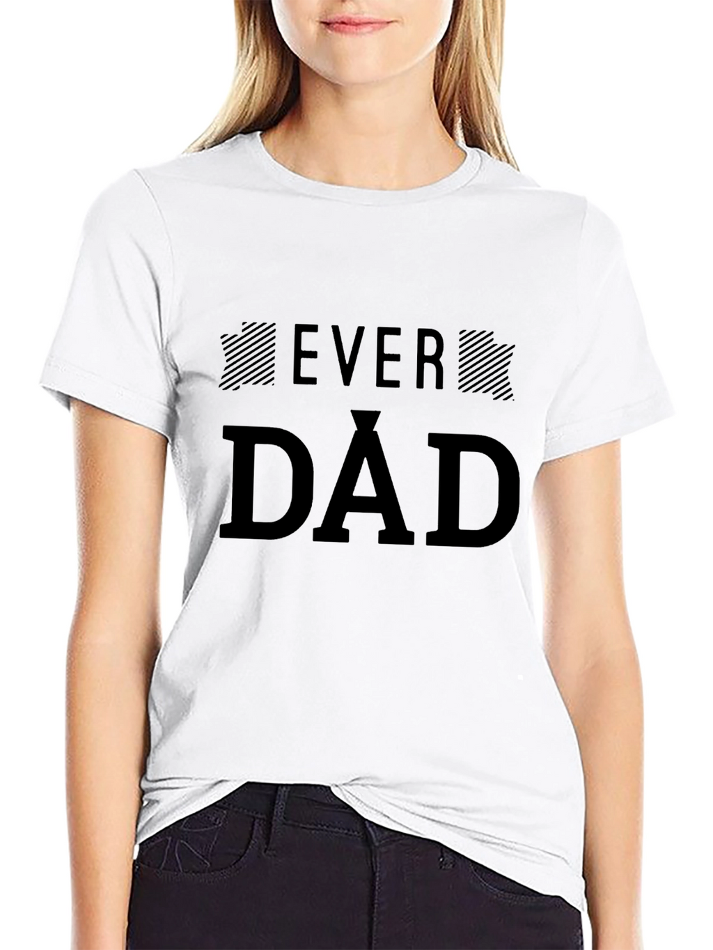 Ever Dad Graphic Black T-Shirt