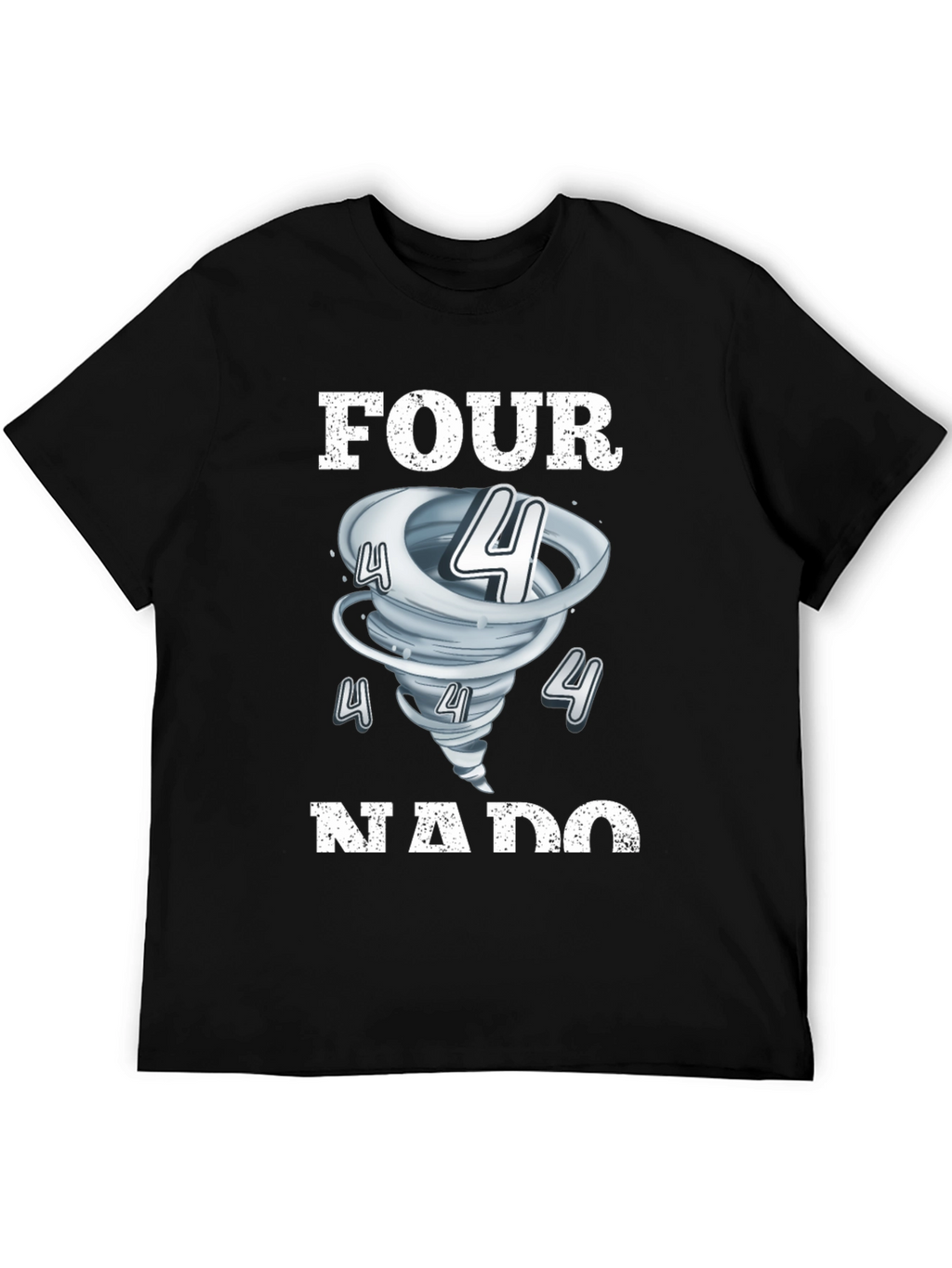 Four-Nado T-Shirt - Tornado Number Pun Tee