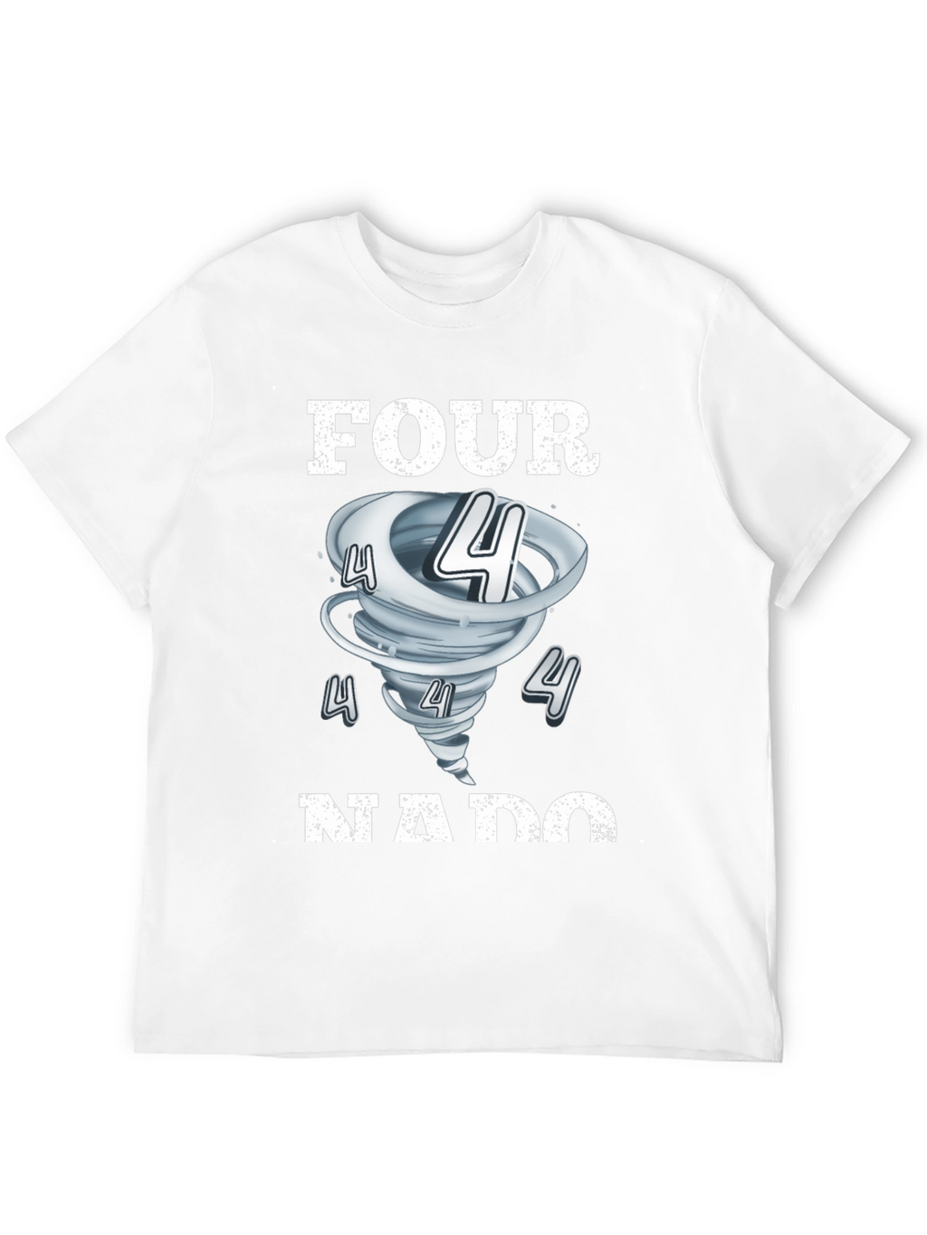 Four-Nado T-Shirt - Tornado Number Pun Tee