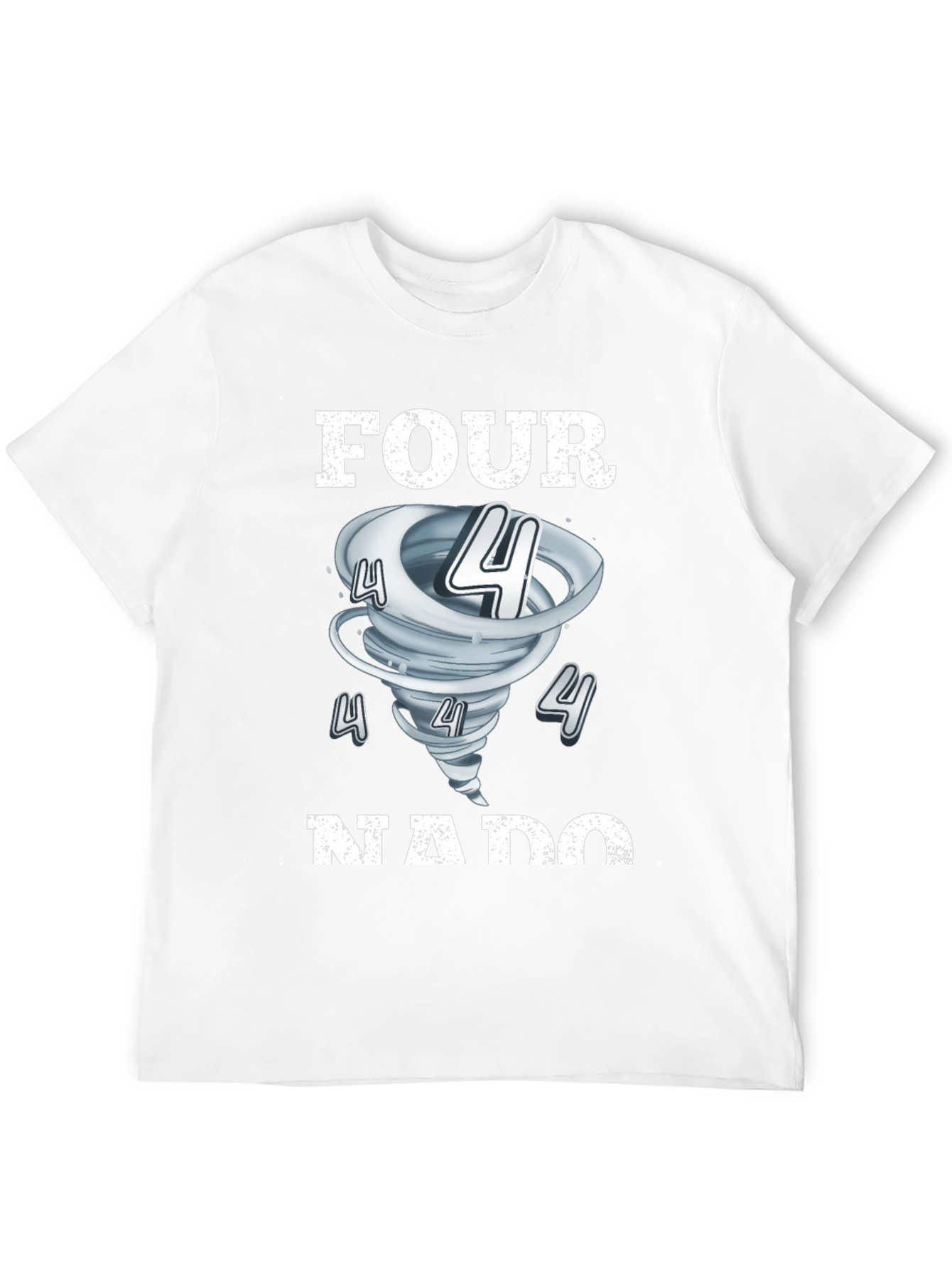 Four-Nado T-Shirt - Tornado Number Pun Tee