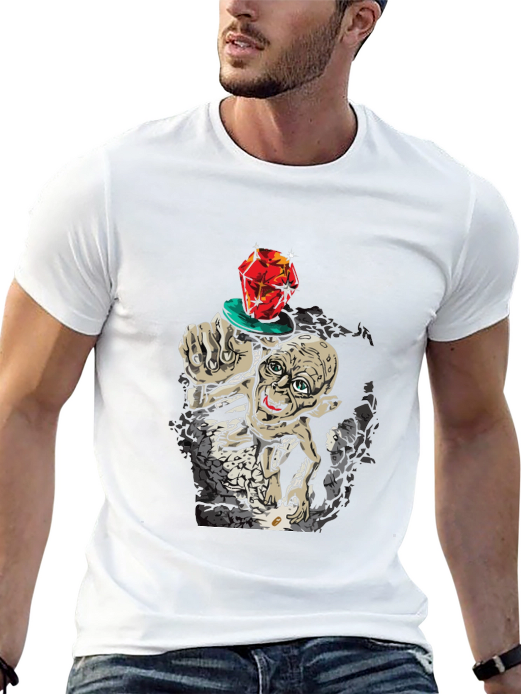 Gollum Precious Gem Graphic Tee