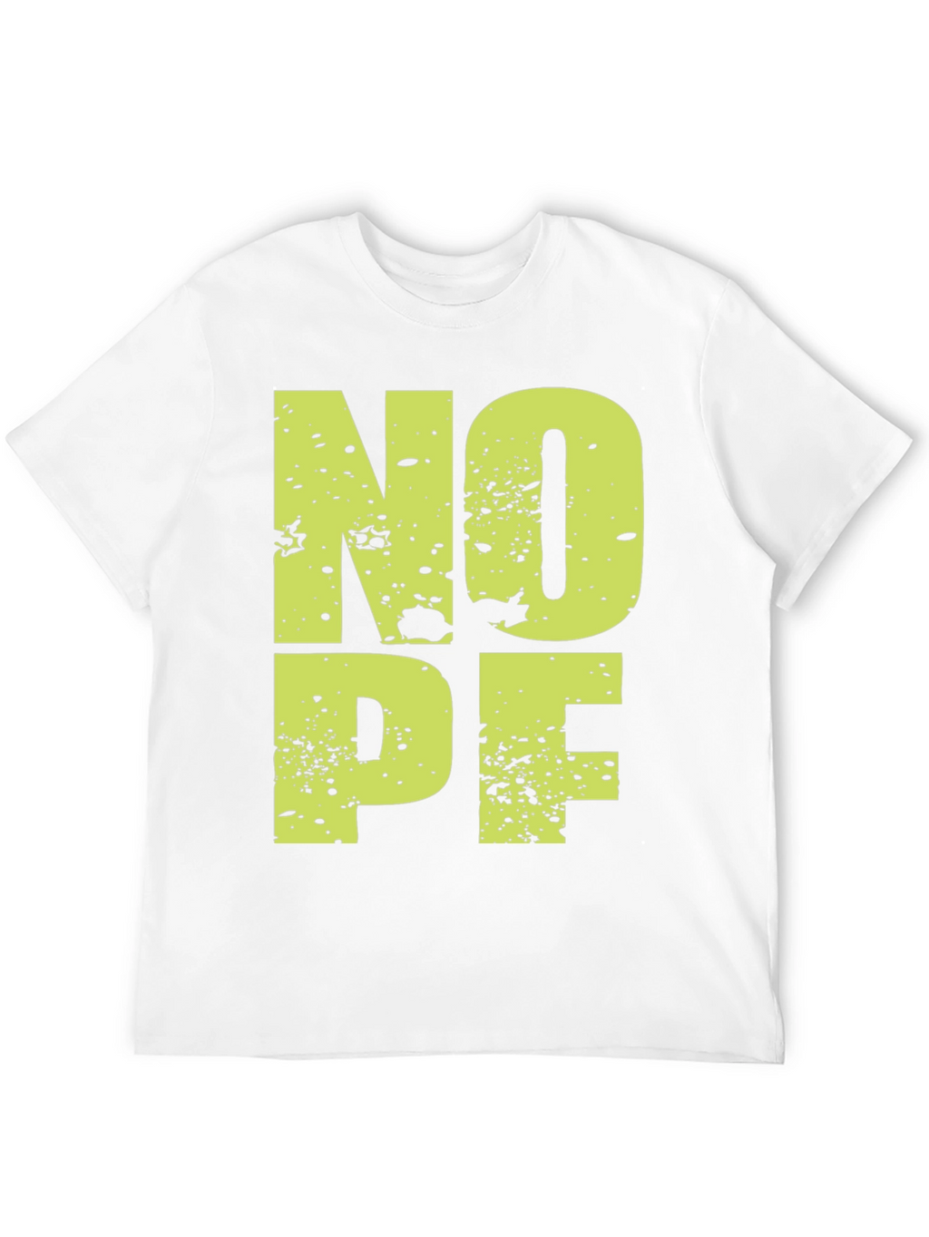 NOPE Graphic Tee - Casual Black T-Shirt