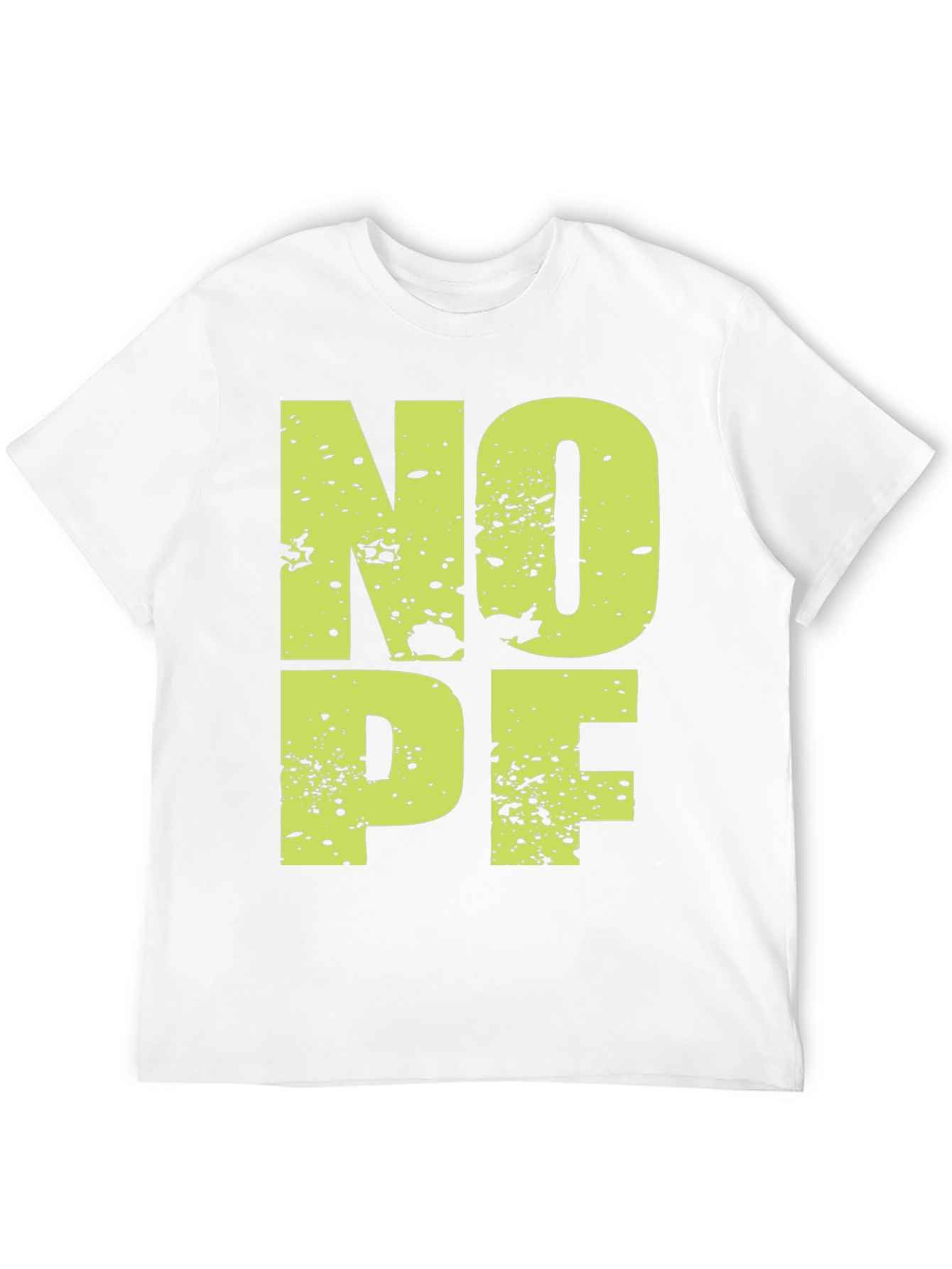 NOPE Graphic Tee - Casual Black T-Shirt