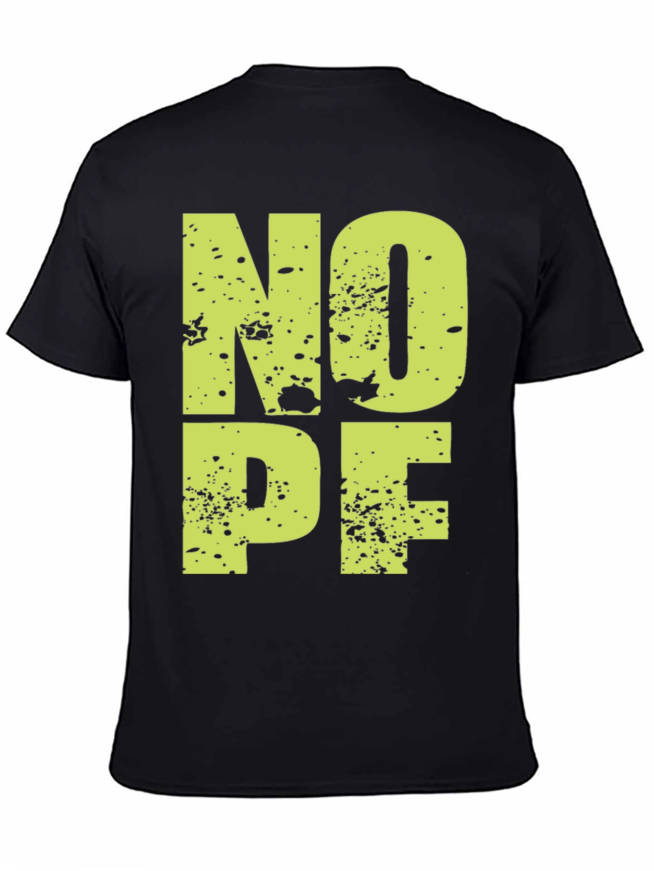 NOPE Graphic Tee - Casual Black T-Shirt