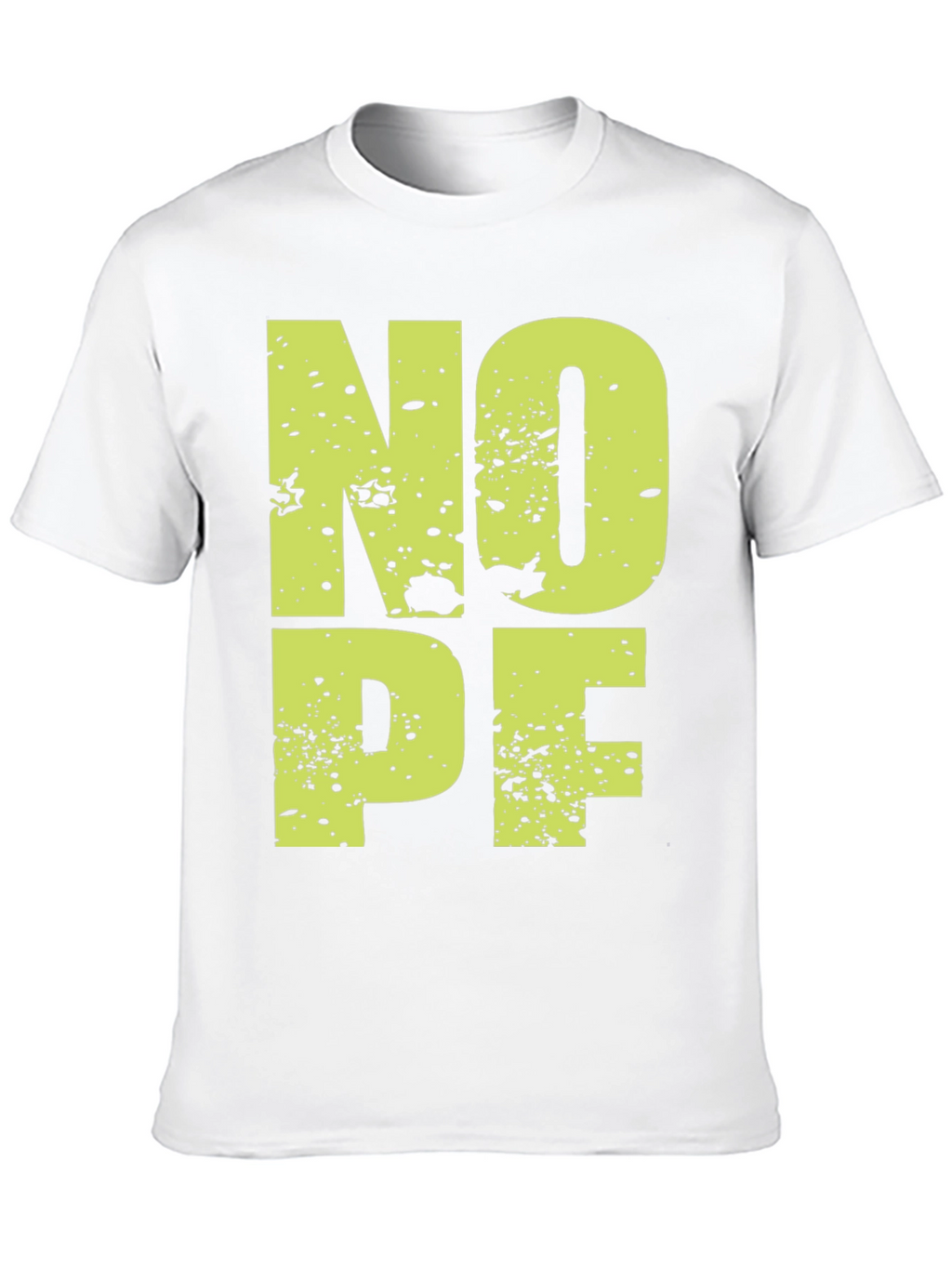 NOPE Graphic Tee - Casual Black T-Shirt