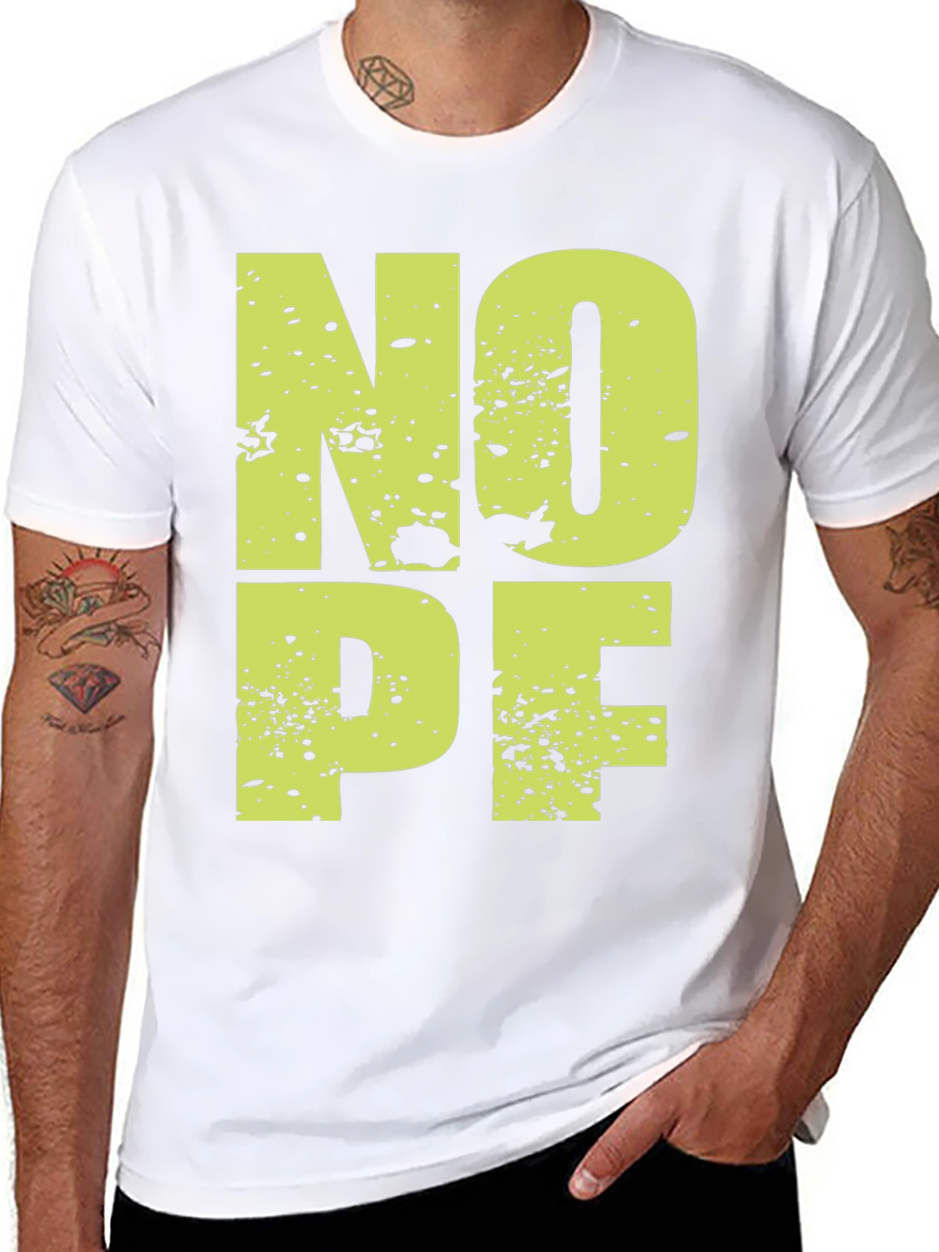NOPE Graphic Tee - Casual Black T-Shirt