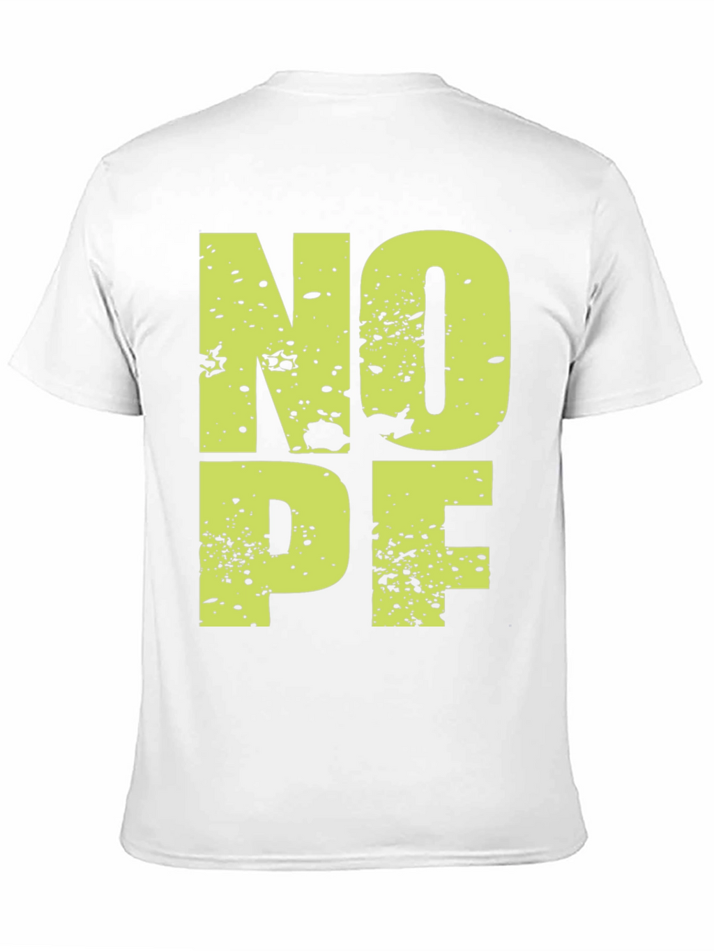 NOPE Graphic Tee - Casual Black T-Shirt