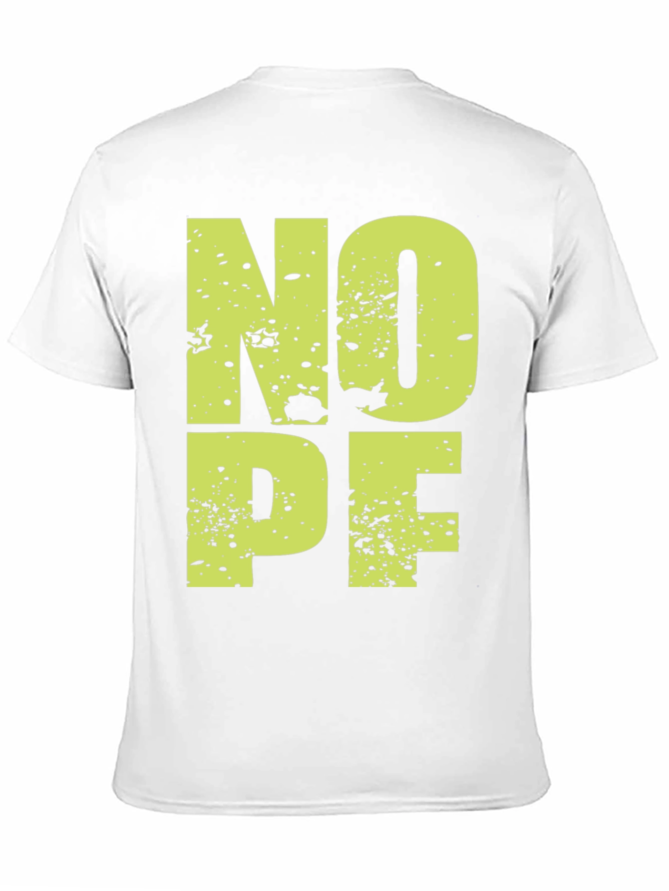 NOPE Graphic Tee - Casual Black T-Shirt