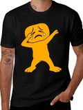 Dabbing Crying Emoji Black T-Shirt