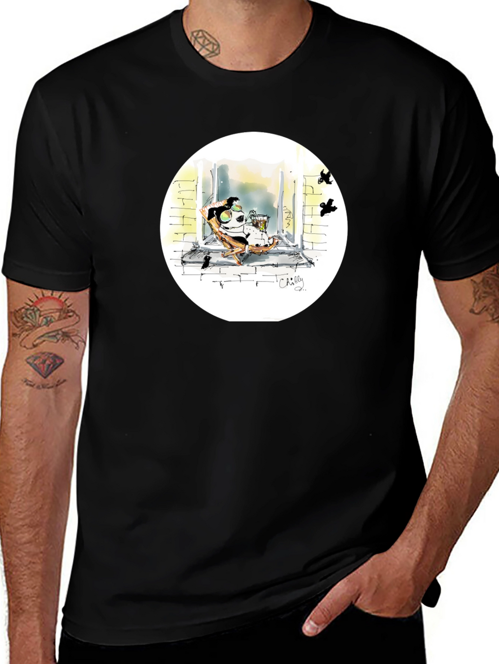 Dog Relaxing T-Shirt