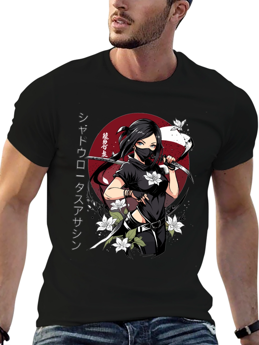 Shadow Lotus Assassin Graphic T-Shirt
